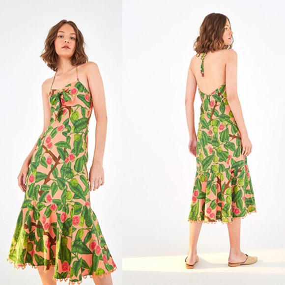 FARM Rio Dresses & Skirts - Anthropologie Farm Rio Guava Women's Midi Dress S